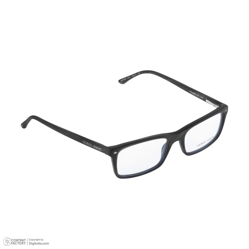 فریم عینک طبی ویفرر (Wayfarer) مردانه جورجیو آرمانی مدل 0AR7036-5301-53 مناسب برای صورت مستطیل، مربع، قلب و بیضی