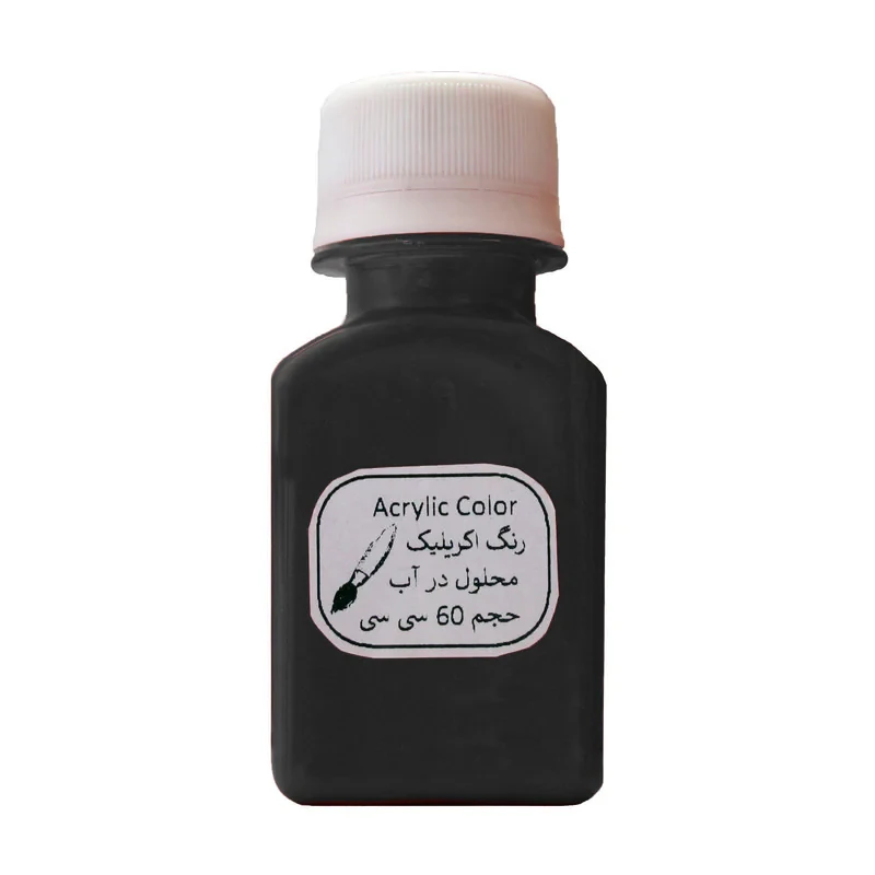 رنگ اکریلیک کد 4 حجم ۶۰ میلی لیتر بسته 8 عددی