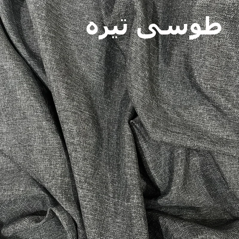 پرده پانچ نوین دکور سیلوانا مدل کتان تسلا 280_1 سایز 280x140 سانتی‌متر
