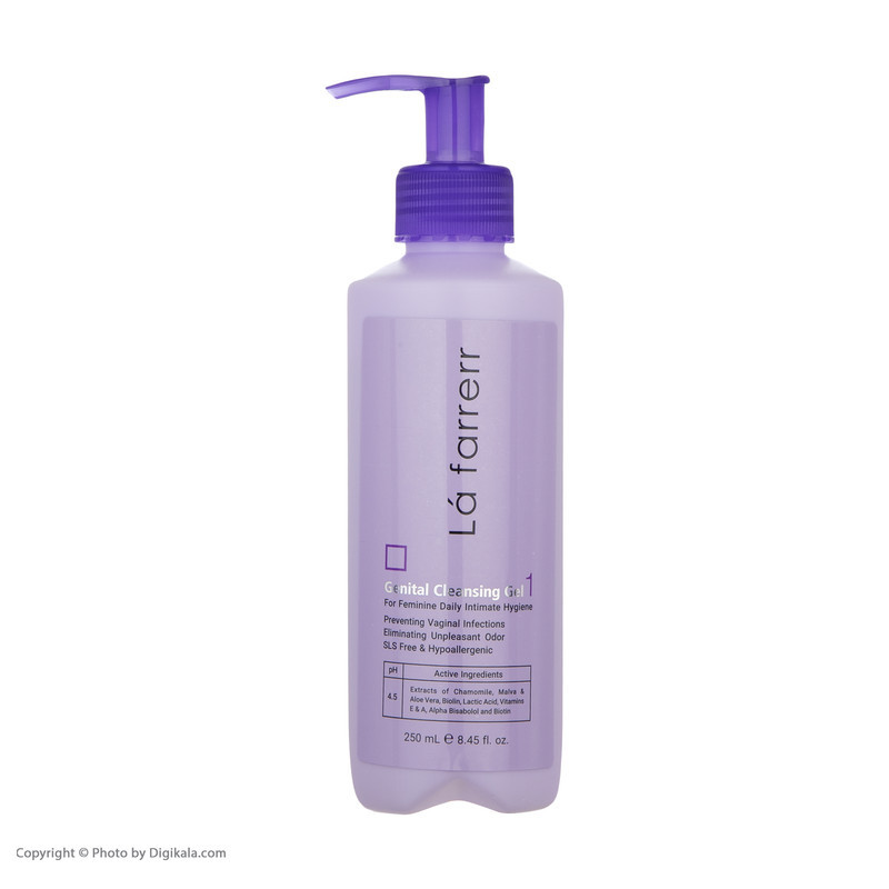 ژل بهداشتی دوشیزگان لافارر مدل Cleansing Gel 1 حجم 250 میلی‌لیتر