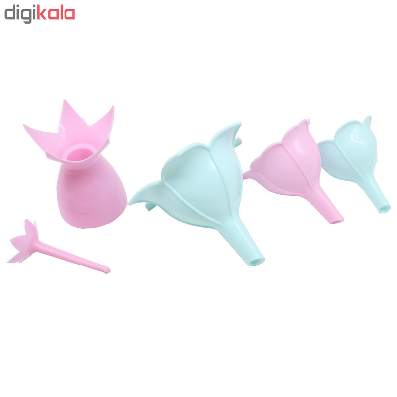 قیف طرح گل مدل AG-001 مجموعه سه عددی