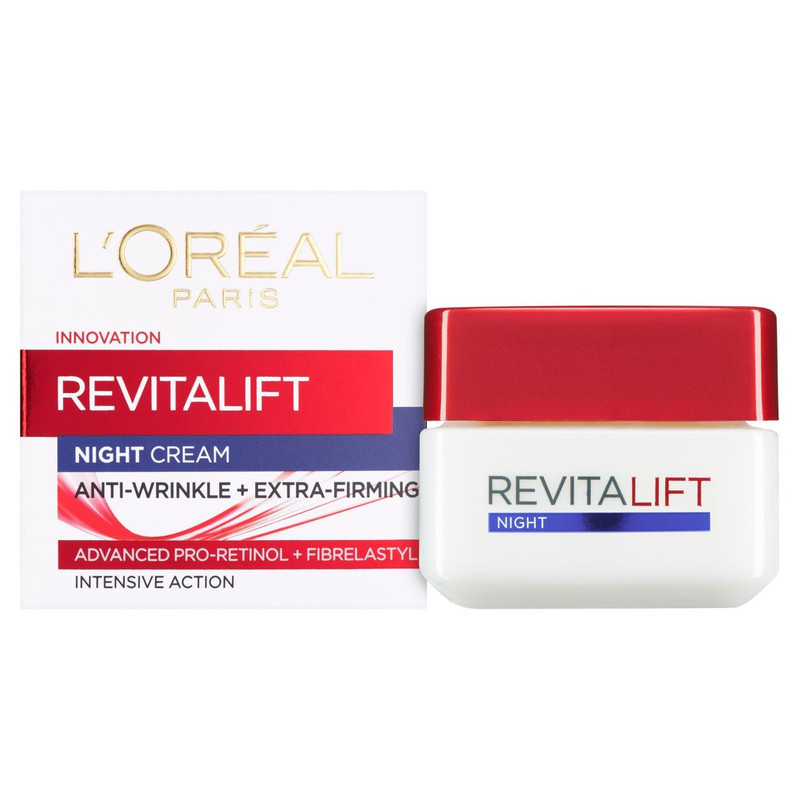 کرم ضد چروک شب لورآل مدل Revitalift Hydrating حجم 50 میلی لیتر