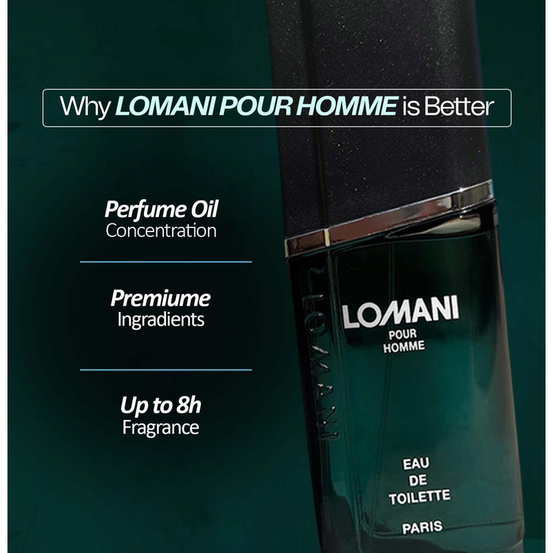 ادوتویلت مردانه لومانی مدل Pour Hmme حجم 100 میلی لیتر