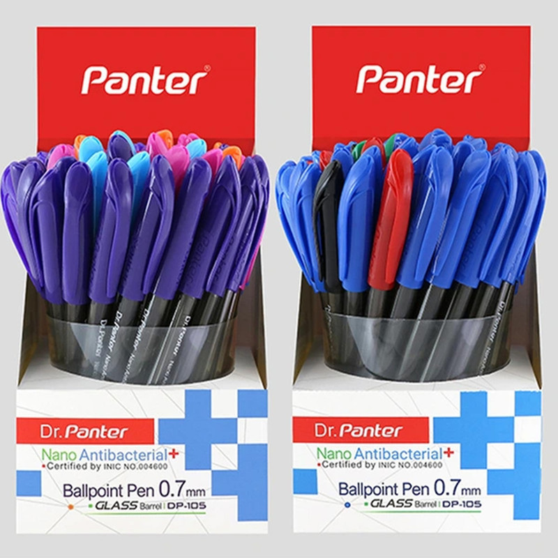 خودکار پنتر مدل  فوق روان نانو باکتروپاد  کد 0.7-DP-105  بسته 50 عددی