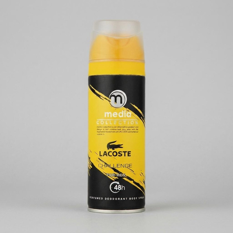 اسپری بدن مردانه مدیا مدل Lacoste حجم 200 میلی لیتر