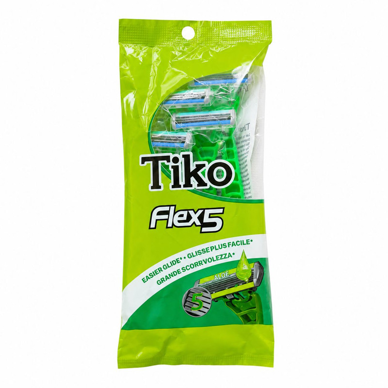خودتراش تیکو مدل flex پنج لبه بسته 4 عددی