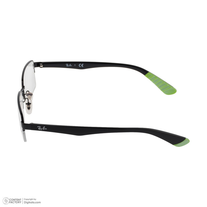 فریم عینک طبی مستطیلی ری بن مدل 0RX6367I-2885-53 مناسب برای صورت مثلث، گرد، قلب و بیضی