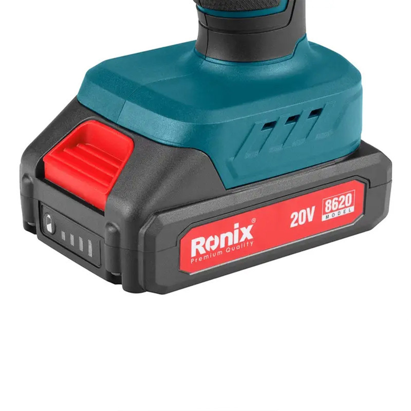مجموعه 53 عددی دریل پیچ‌گوشتی شارژی چکشی رونیکس مدل  RS-8620