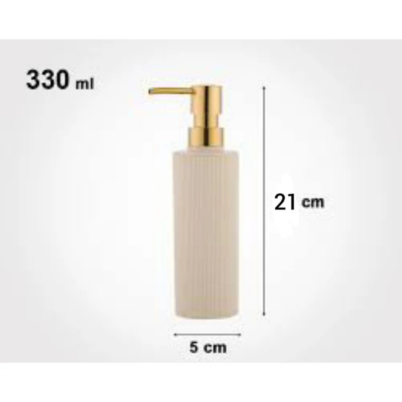 پمپ مایع دستشویی رومیزی لیمون مدل شیاردار کد HS2159