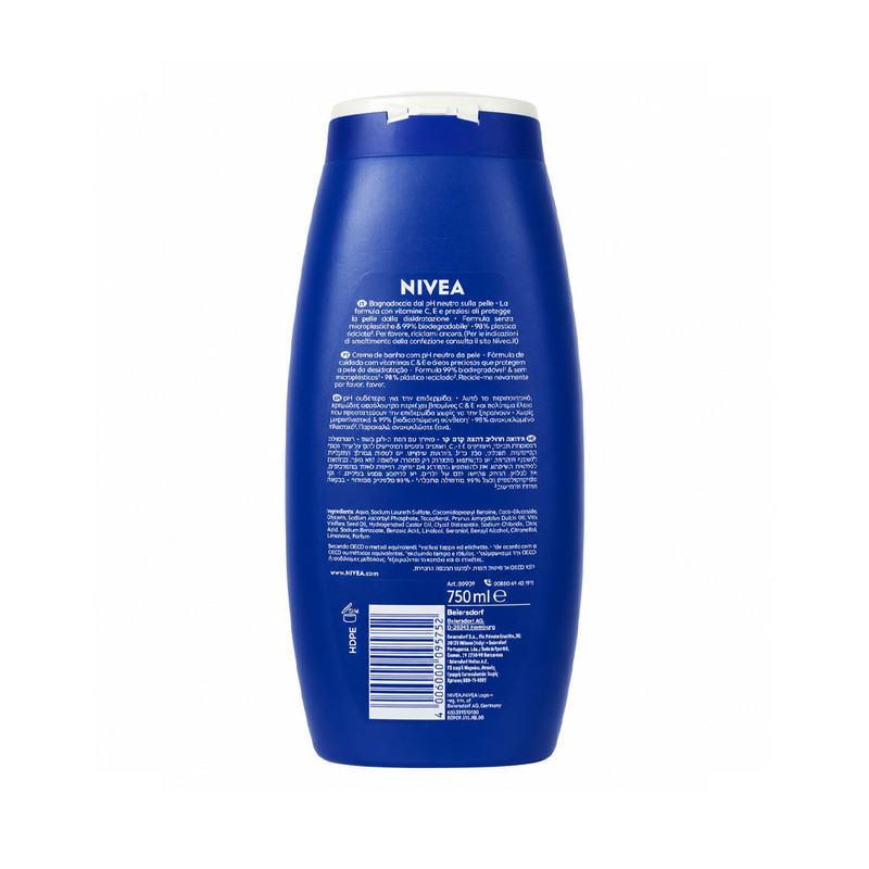شامپو بدن نیوآ مدل Creme care با رایحه شکوفه گل مناسب برای انواع پوست حجم 750 میلی لیتر