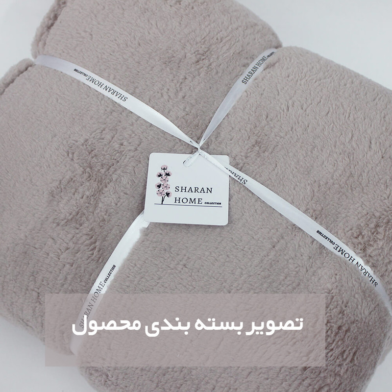 شال مبل شاران هوم مدل مخملی طرح ساده 450×180 سانتی متر
