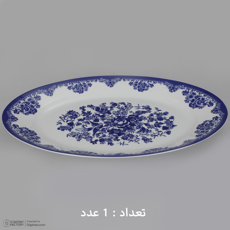 سرویس غذاخوری 28 پارچه 6 نفر چینی زرین ایران مدل ایتالیا اف فلورانس درجه عالی