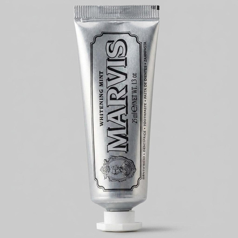 خمیر دندان مارویس مدل Smokers Whitening Mint حجم 25 میلی لیتر