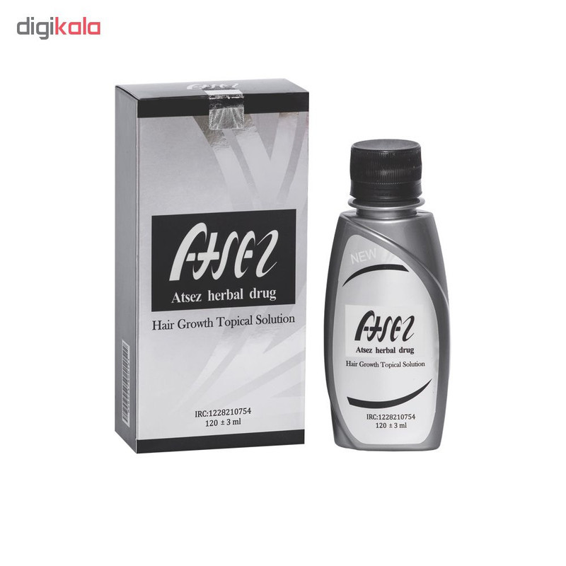 محلول تقویت کننده و ضد ریزش مو آتسز مدل Hair Growth حجم 120 میلی لیتر