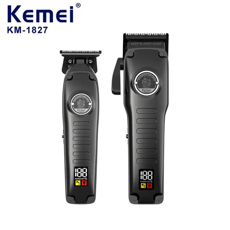 ماشین اصلاح موی سر و صورت کیمی مدل KM-1827 بسته 2 عددی