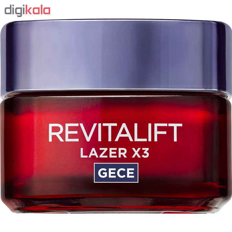 کرم ضد چروک لورآل سری Revitalift مدل Laser X3 حجم 50 میلی لیتر