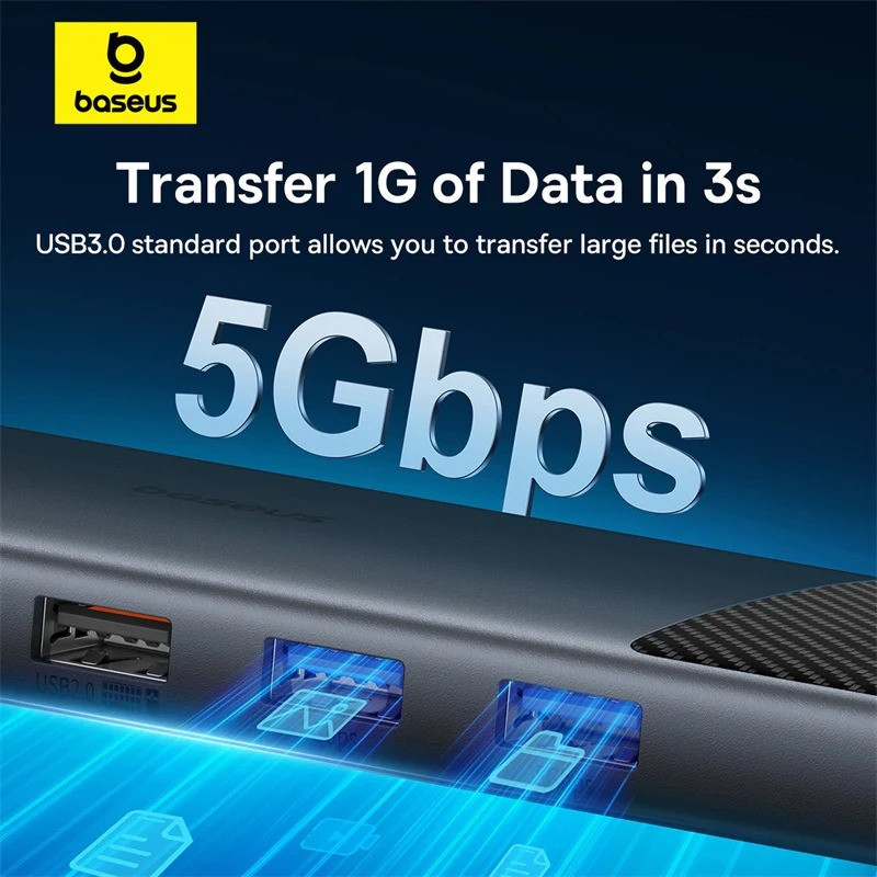 هاب 11 پورت USB-C بیسوس مدل BS-OH098