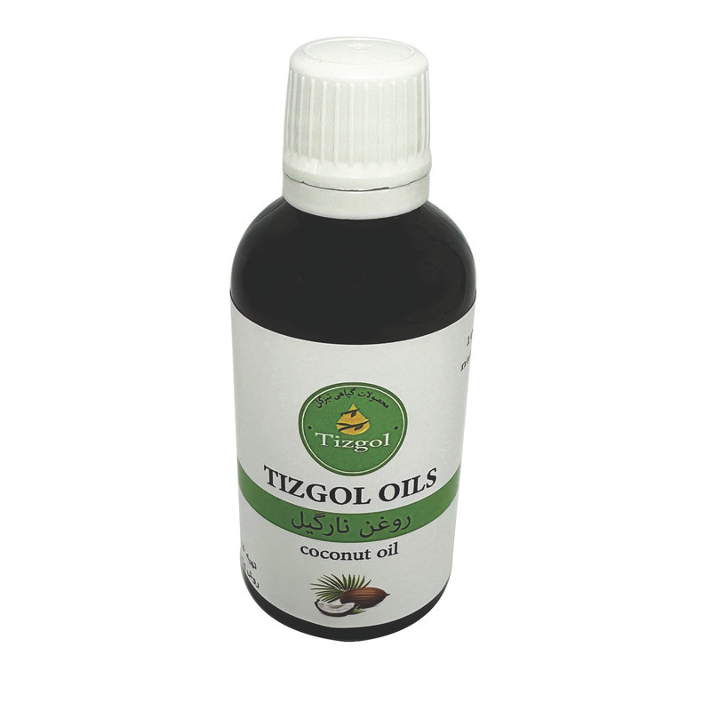 روغن نارگیل تیزگل مدل سنتی حجم 50 میلی لیتر