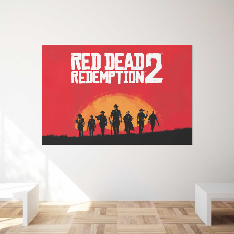 تابلو شاسی مدل گیمینگ رد دد ردمپشن red dead redemption