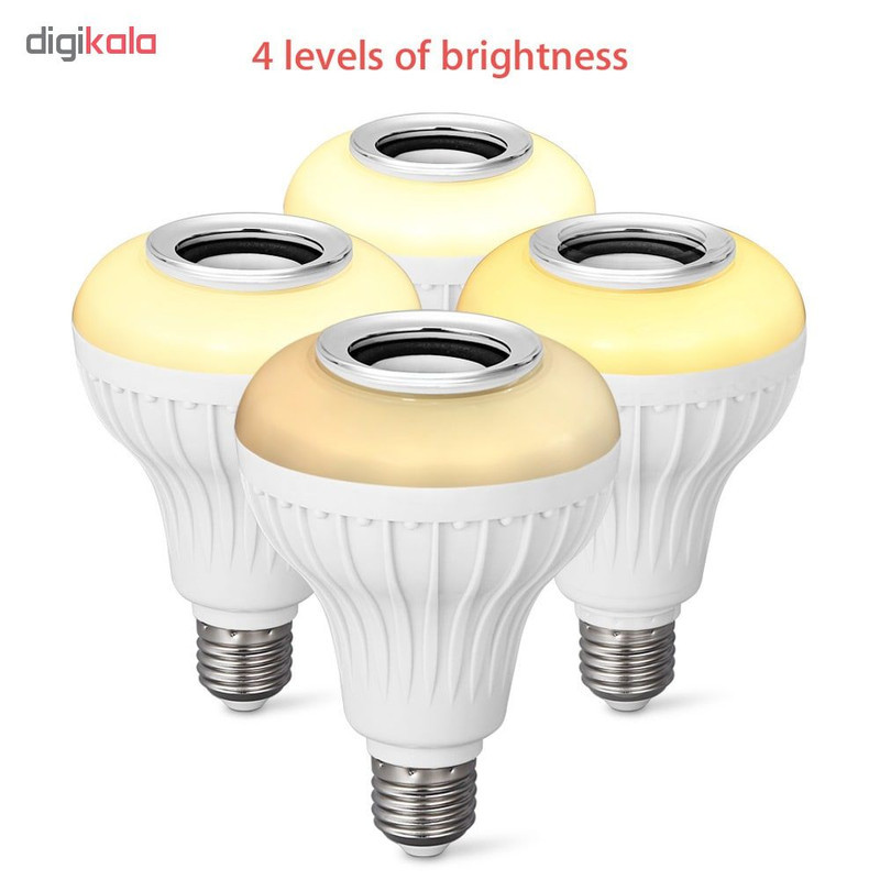 لامپ و اسپیکر بلوتوث هوشمند کد Smart LED Music Bulb