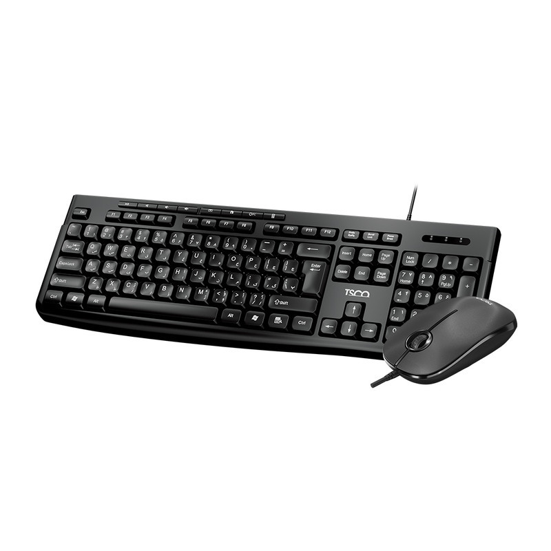 ماوس و کیبورد با سیم تسکو مدل TKM 8057