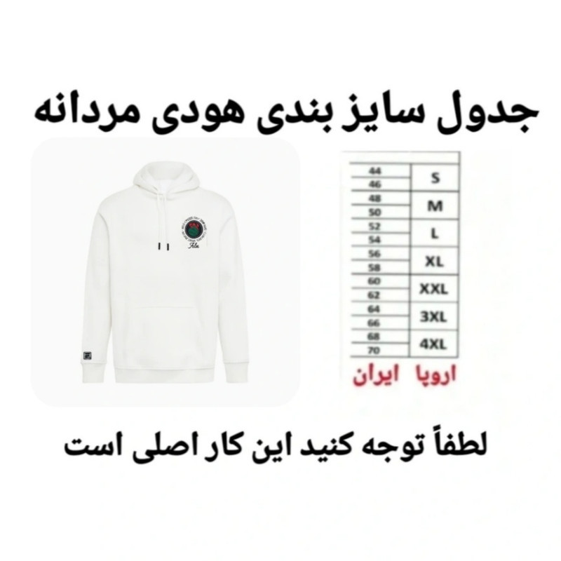 هودی ورزشی مردانه مدل POO10884