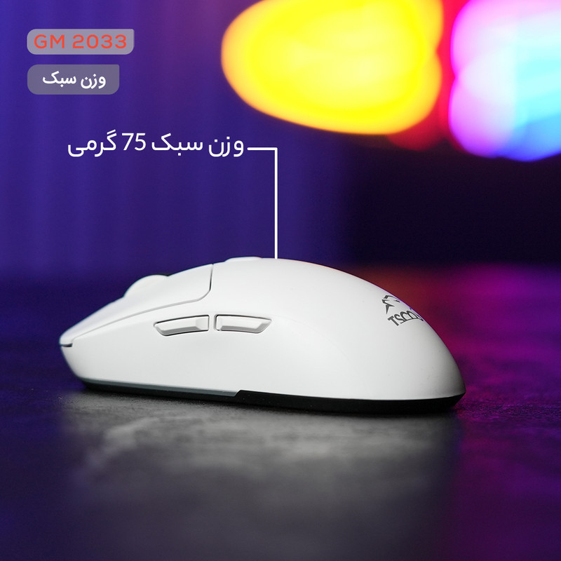 ماوس بی سیم گیمینگ تسکو مدل GM 2033