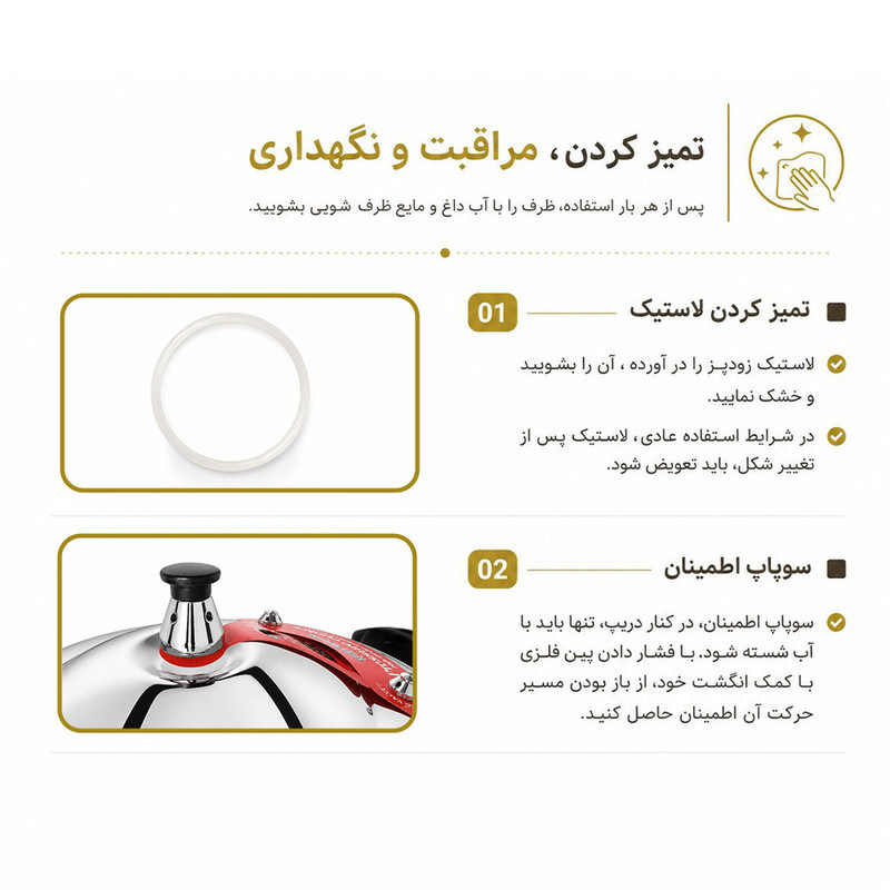 زودپز آپادانا مدل TitanChef کفی 5 لایه گنجایش 9 لیتر