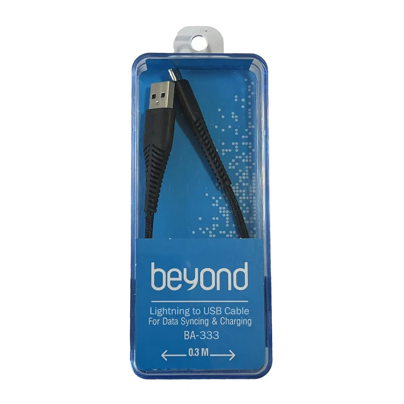 کابل تبدیل USB به لایتنینگ بیاند مدل BA-333 طول 0.3 متر