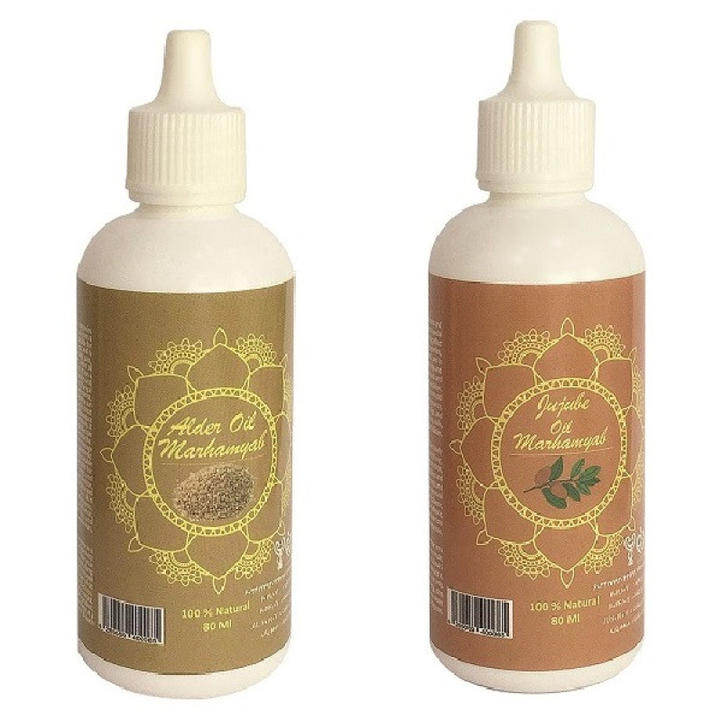 روغن مو مرهم یاب مدل عناب و زنیان حجم 80 میلی لیتر مجموعه 2 عددی