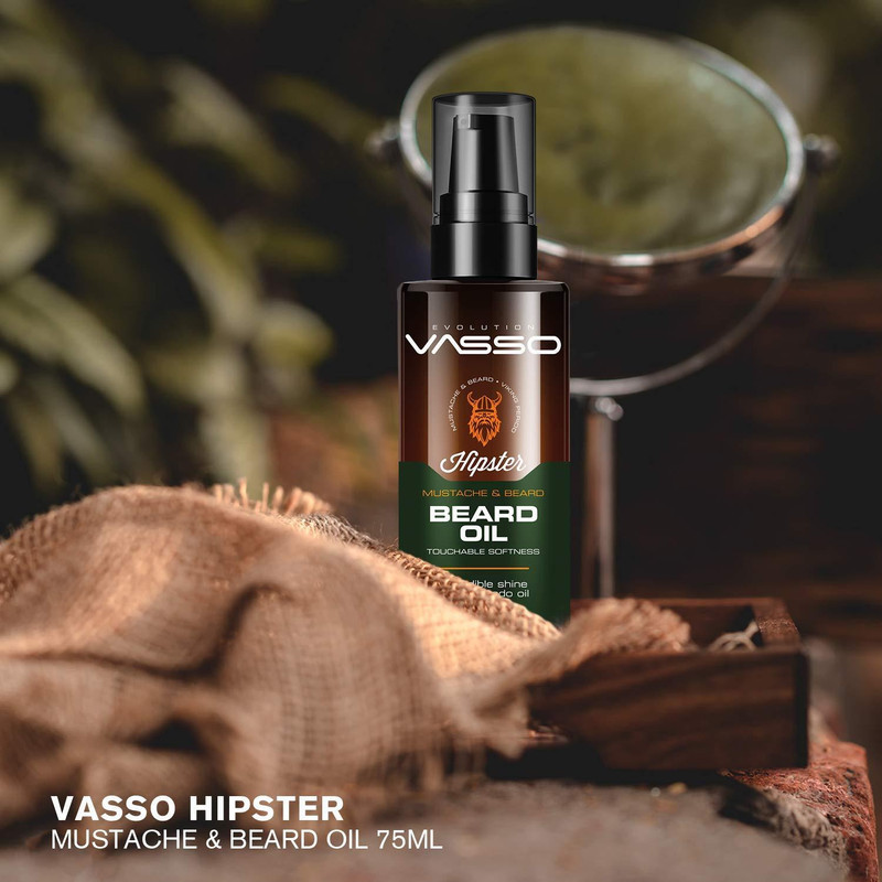 روغن نرم کننده و تقویت کننده مو و ریش واسو مدل Hipster مناسب برای انواع مو حجم 75 میلی لیتر