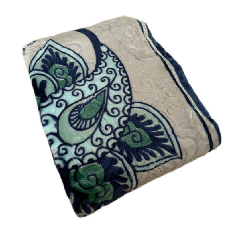 پتو 1 نفر گلبافت مدل طرح برجسته سایز 220x160 سانتی‌متر
