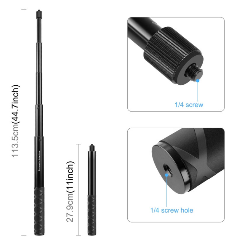 مونوپاد سه پایه چرخشی 110سانتیمتری پلوز مدل PU887B