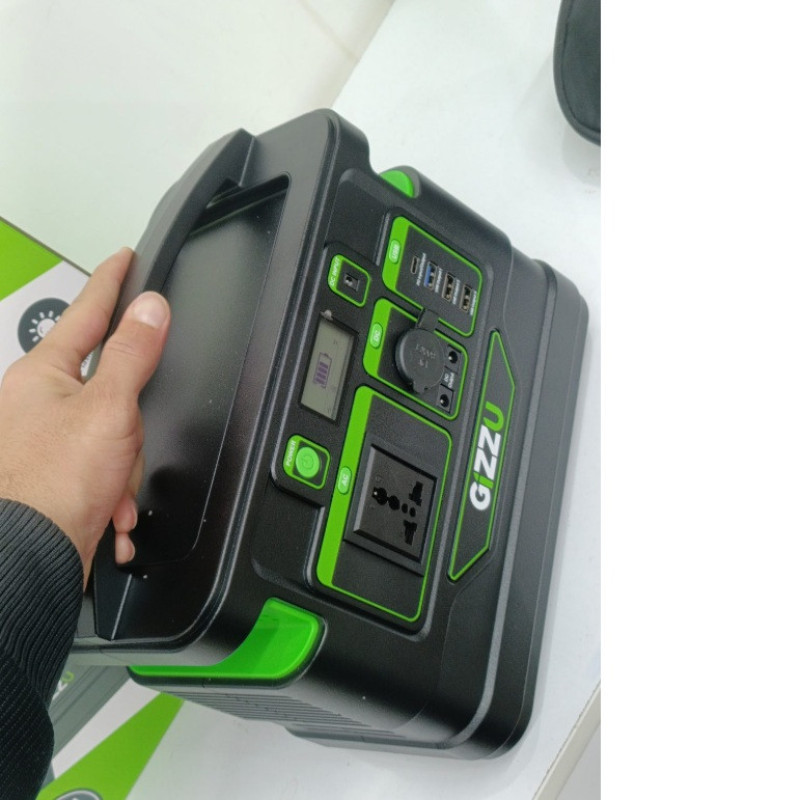 پاور استیشن 300 وات گیزو مدل gps300 ظرفیت 80000 میلی آمپرساعت