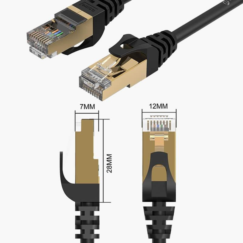 کابل شبکه CAT7 اوریکو مدل PUG-C7 طول 1 متر