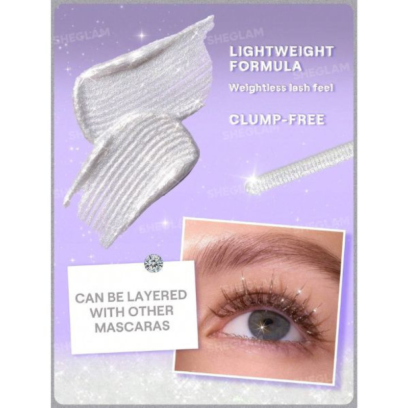 ریمل حالت‌دهنده شیگلم مدل Crystal Gaze Glitter