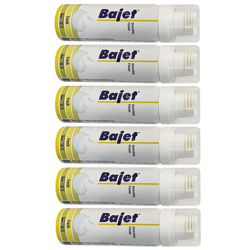 فوم اصلاح باژه مدل تازه حجم 50 میلی لیتر بسته 6 عددی