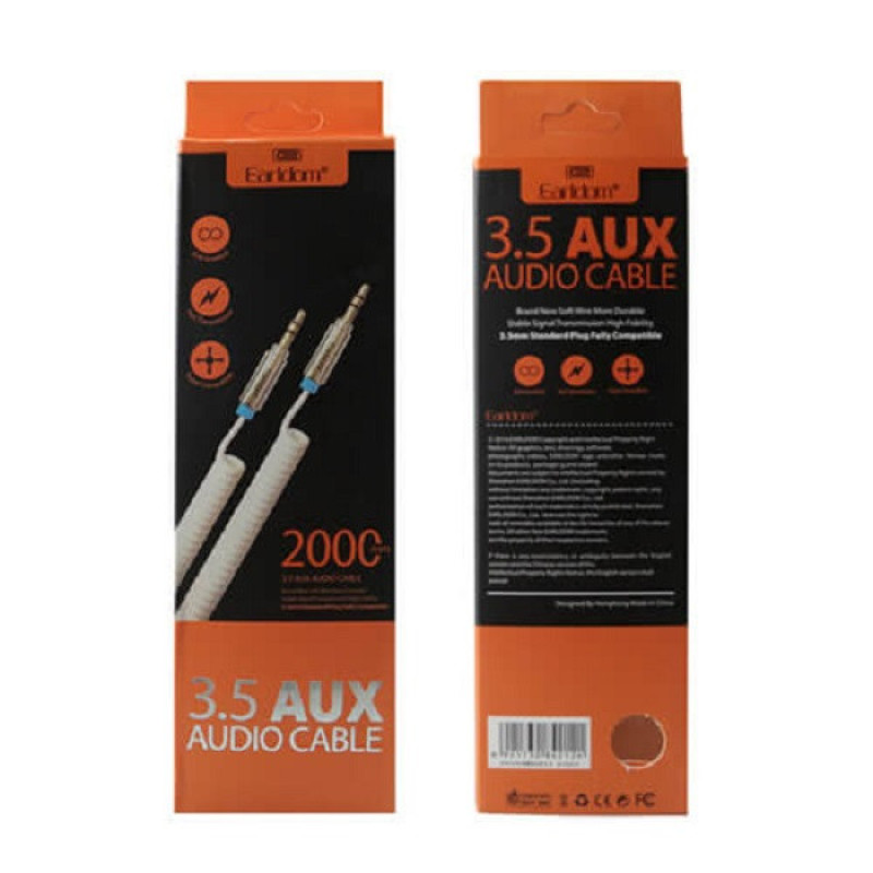 کابل AUX ارلدام مدل ET-AUX12 طول 2 متر
