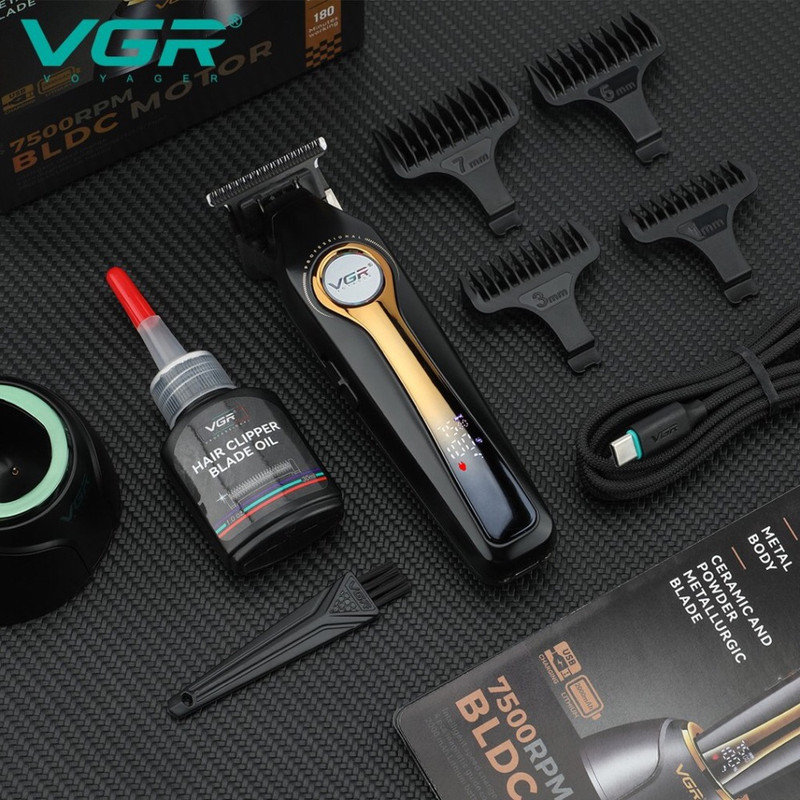 ماشین اصلاح موی سر و صورت وی جی ار مدل v-993
