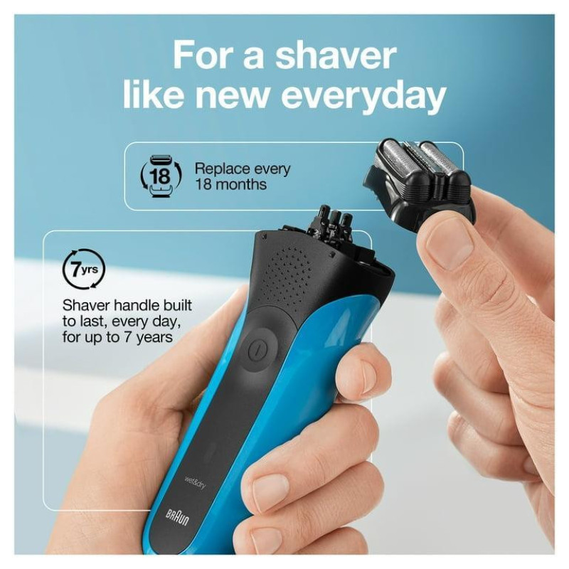ماشین اصلاح موی صورت براون مدل 310S Wet&Dry