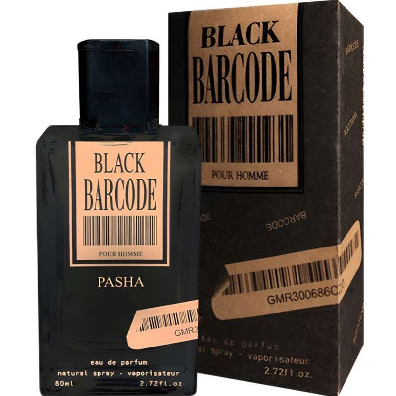ادو پرفیوم مردانه پاشا مدل BLACK BARCODE Terre d Hermes حجم 80 میلی لیتر