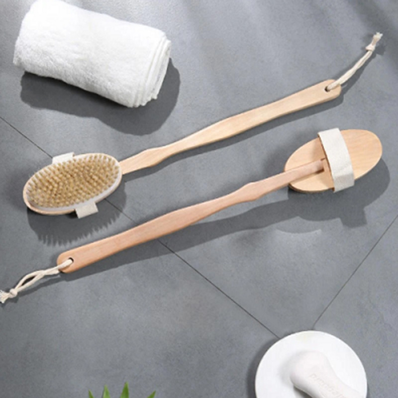 برس شستشوی بدن فیلی پلاست مدل WoodSpa