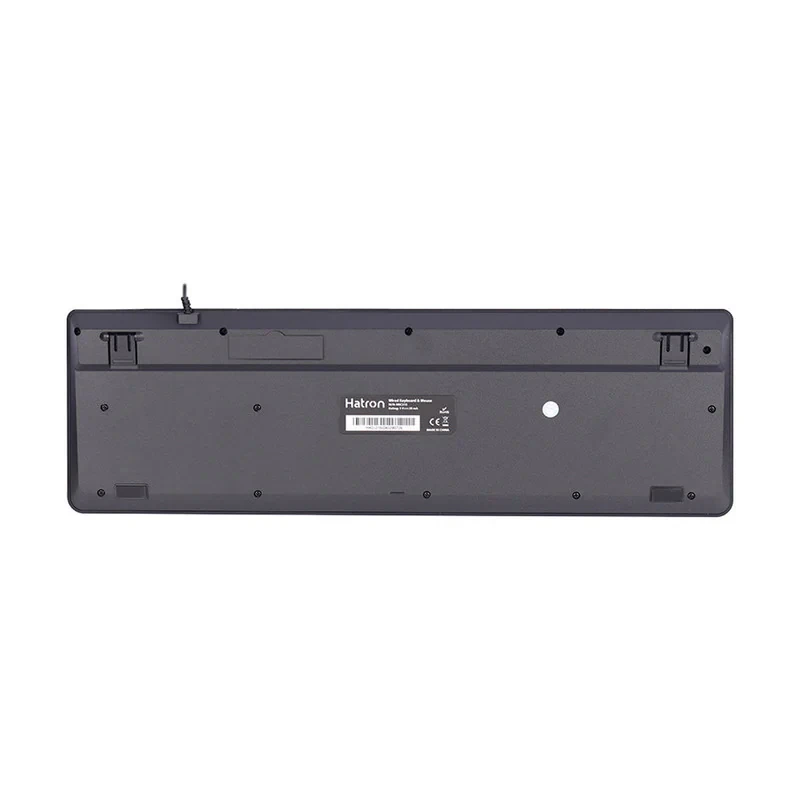 کیبورد و ماوس هترون مدل HKC215، سوییچ ممبران، Full-size