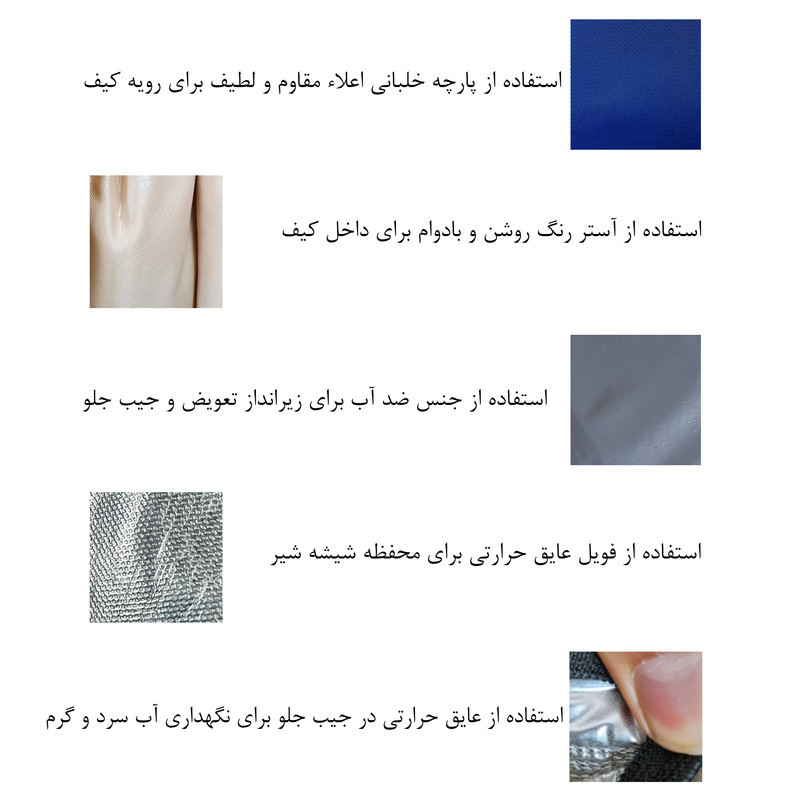 ساک لوازم کودک و نوزاد برساد مدل Bb 201