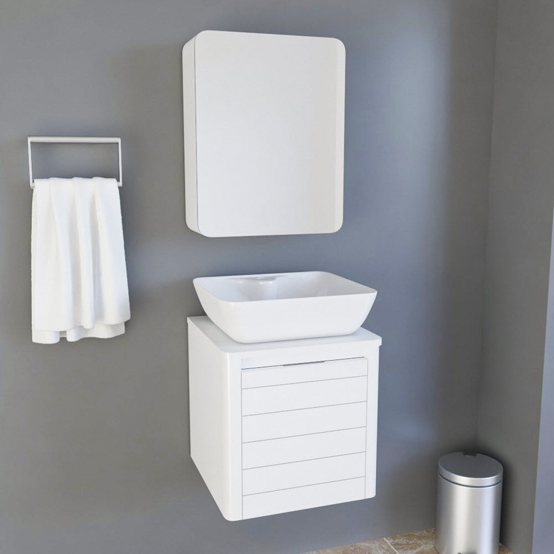 کابینت و روشویی مدل lux1140 به همراه اینه و باکس