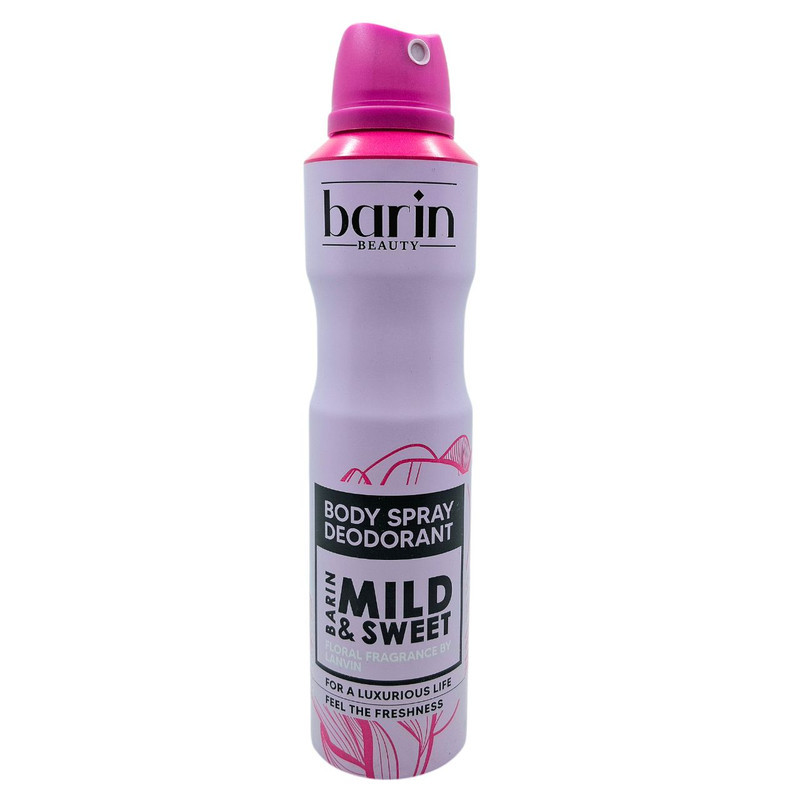 اسپری بدن زنانه بارین بیوتی مدل MILD SWEET حجم 250 میلی لیتر