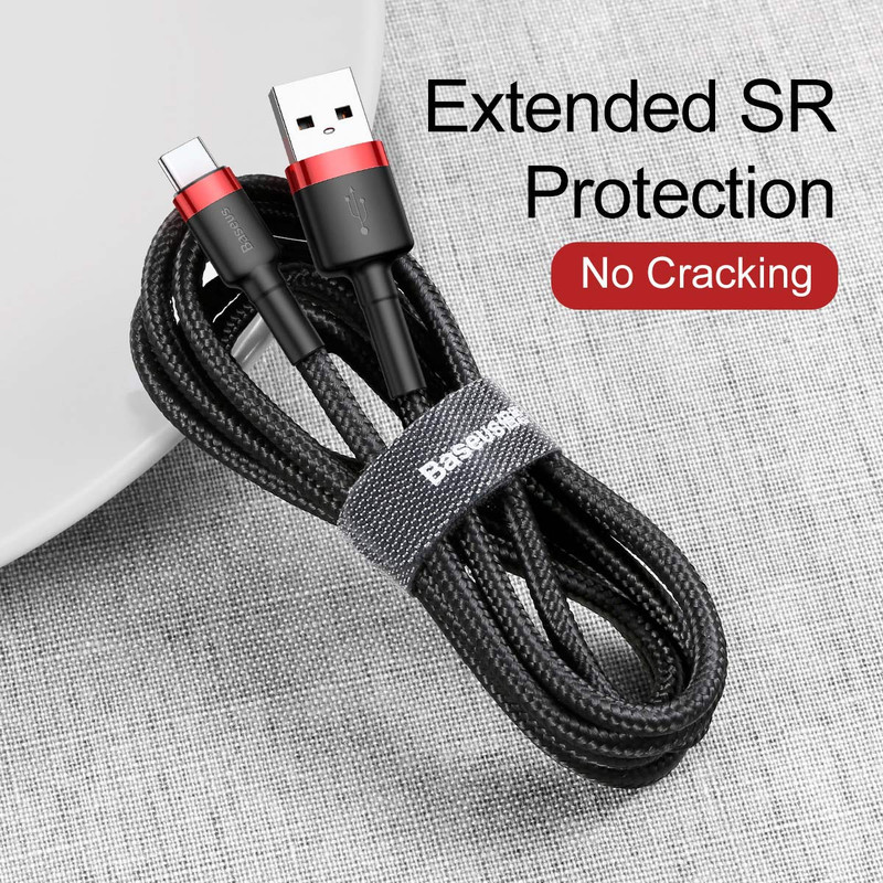 کابل تبدیل USB به USB-C بیسوس  مدل CATKLF-C91 Cafule طول 2 متر