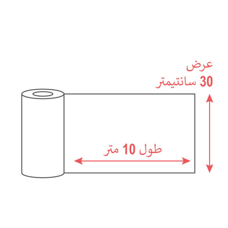 پلاستیک حرارتی شیرینگ پک مدل 10000 - 30 رول 10 متری