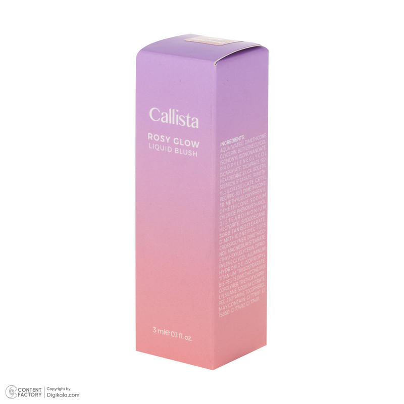 رژگونه مایع مات کالیستا مدل Dewy Rose شماره 40