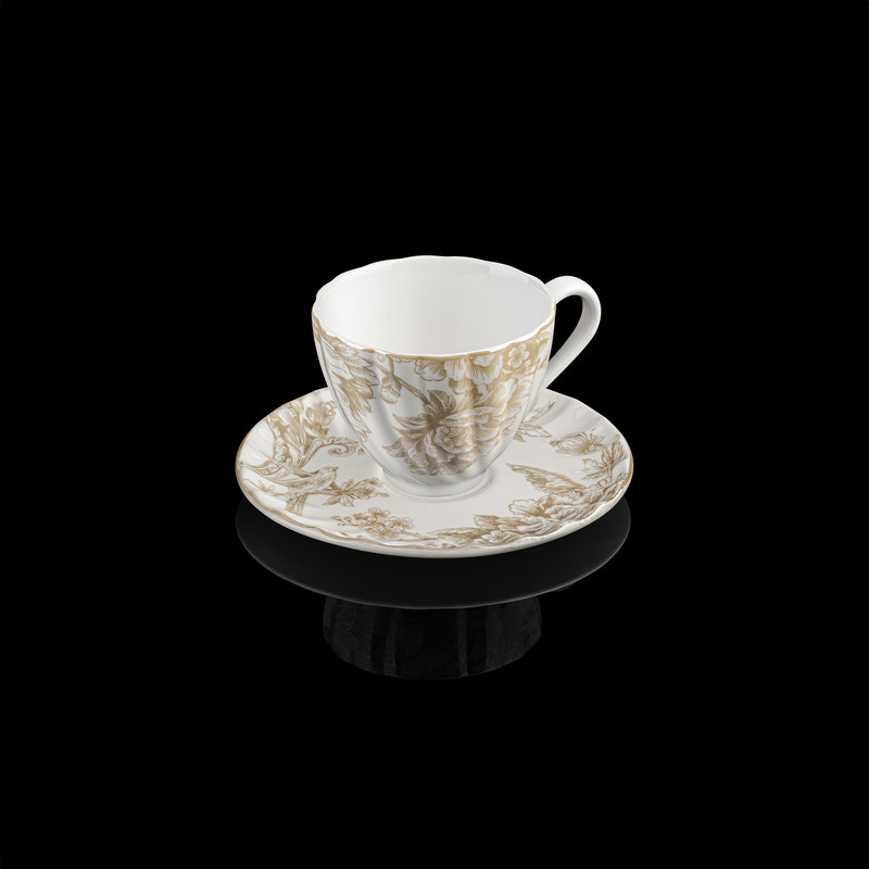 ست فنجان و نعلبکی 12 پارچه گلدکیش طرح سارینا کد GK701108-6